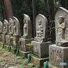 並ぶ石仏　室生寺07