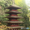 輝く五重の塔　室生寺05