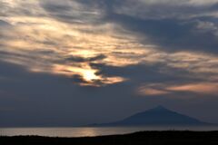 利尻島の黄昏