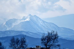 冬の山並