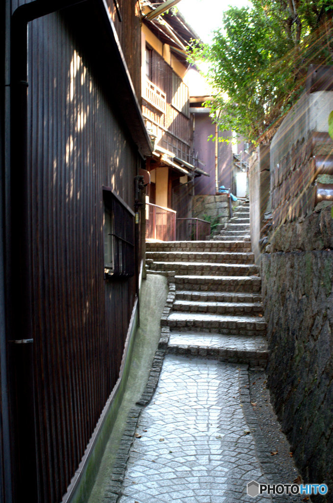 尾道ー坂のある風景１
