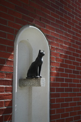 煉瓦と猫
