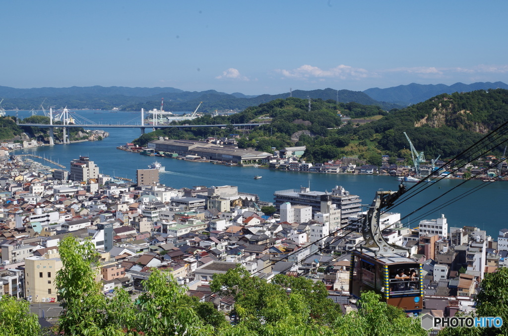 千光寺より尾道水道を望む