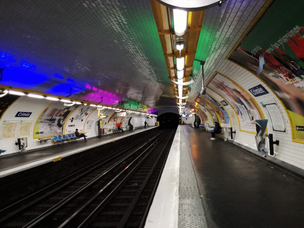 A platform in Paris, France 