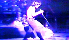 on the stage