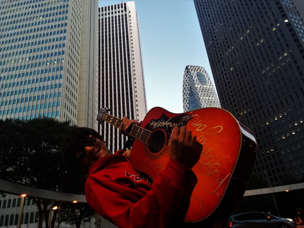 Guitar and Buildings