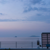 海沿いのバス停