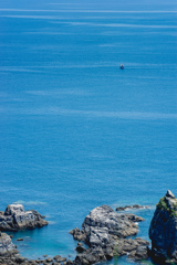 青い海