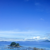 青い海と空