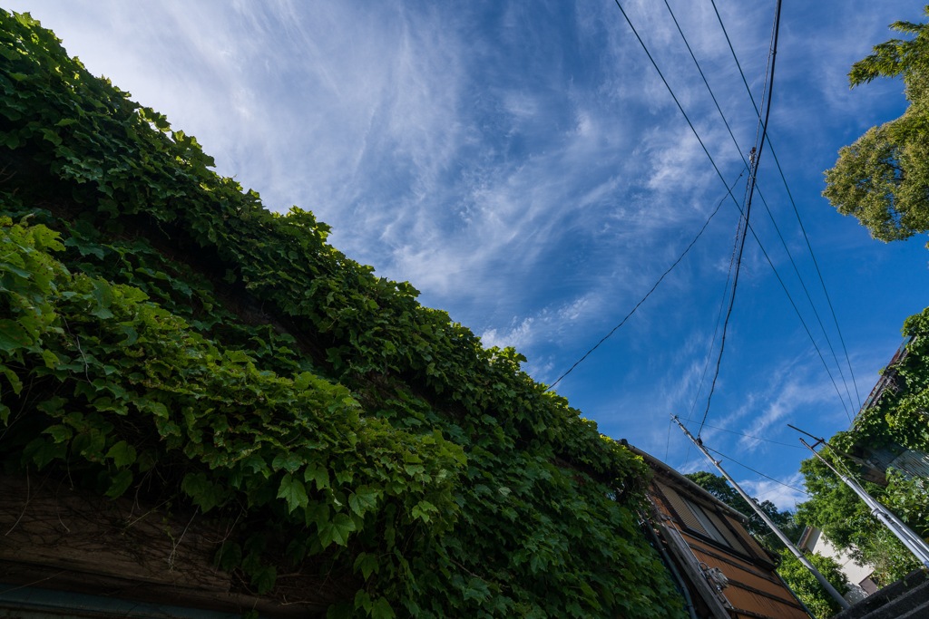 小さな島の空