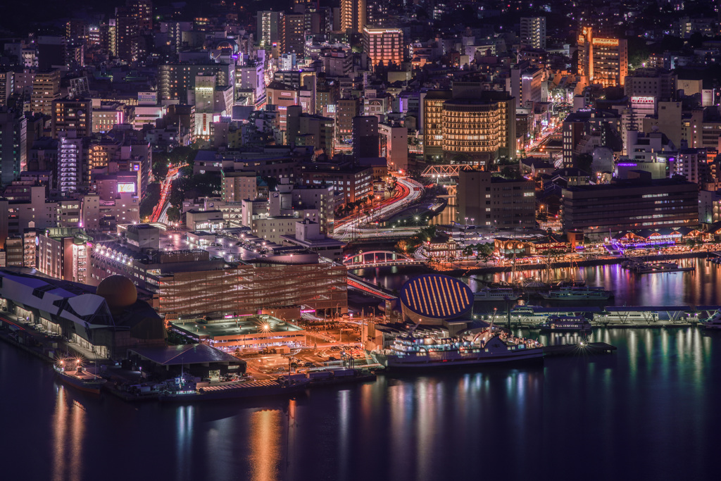 長崎望遠夜景