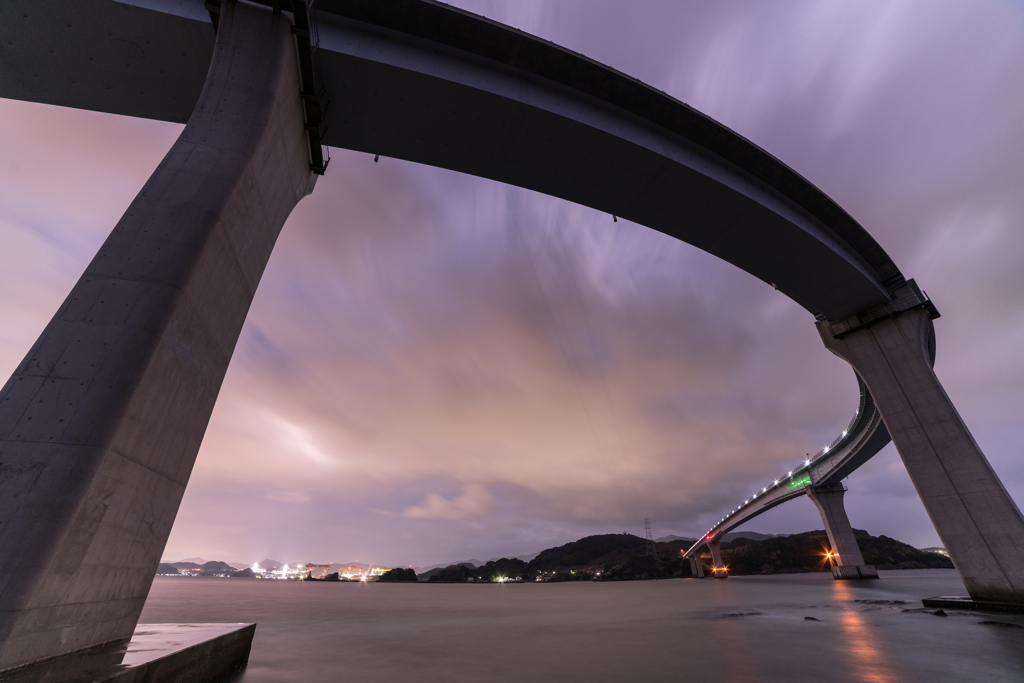 橋の夜景