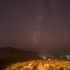 大中尾棚田 火祭りの星空