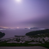 月夜の棚田