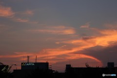 えっ、うそ~今日の夕日 えっ、うそ~今日の夕日