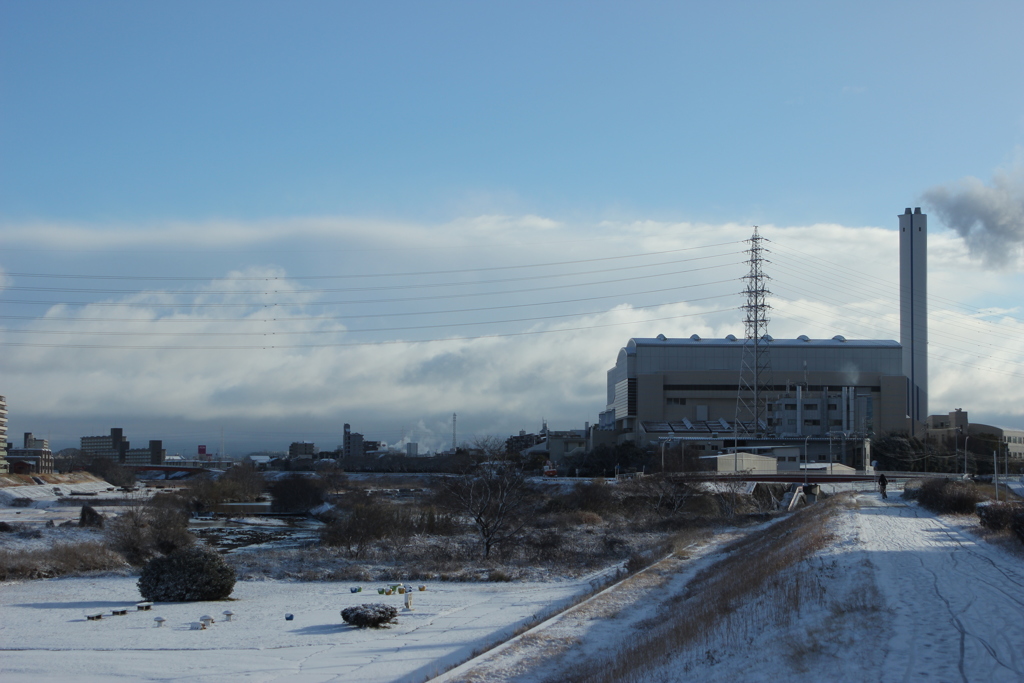 雪の翌朝