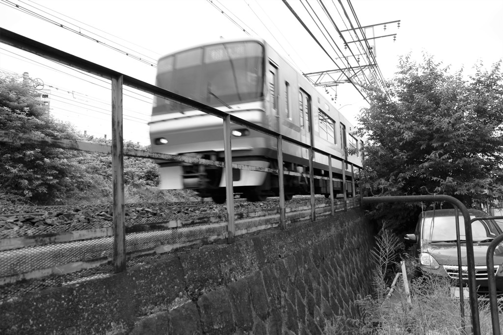 線路沿いの暮らし