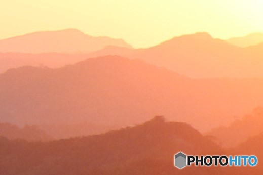 勝浦の夕陽