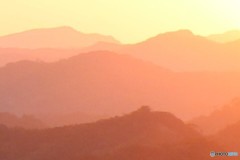 勝浦の夕陽