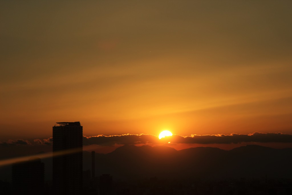 夕焼け　