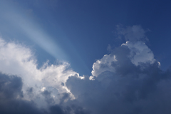 ゲリラ豪雨の後の空