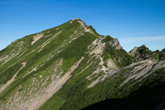 夏の唐松岳