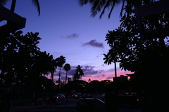 Hawaiiの夕暮れ