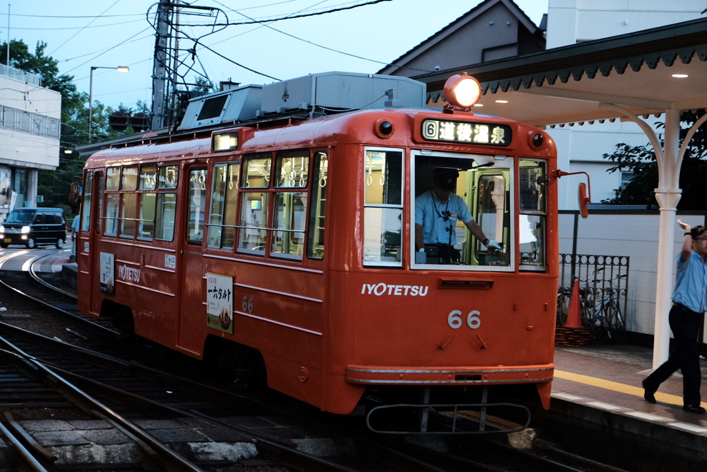 松山の路面電車