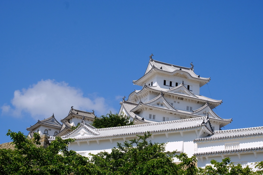 白いお城
