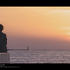 夕陽の向こうに