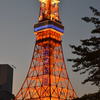 東京タワー ブルーのLEDがいい感じ