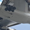 飛行機のおなか