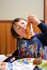 かぶりつく♡
