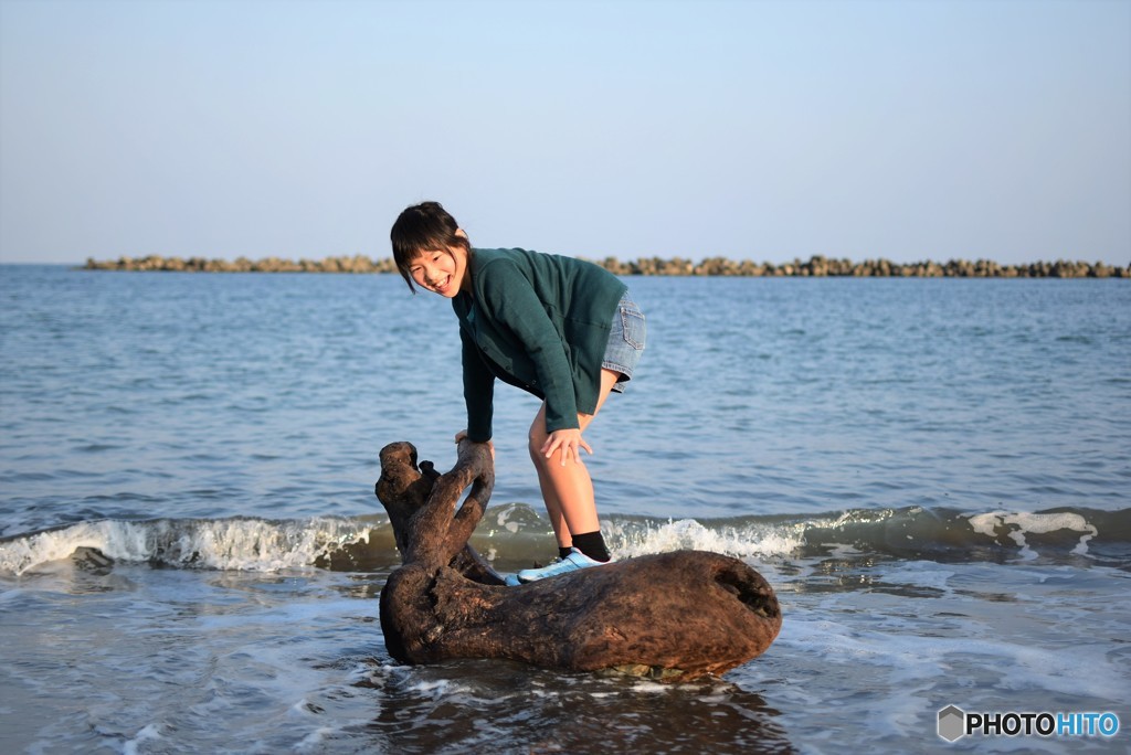 冬の海でも♪