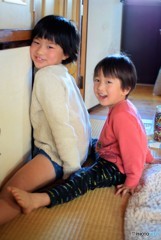 壁ぺた×２