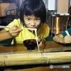 流しそうめんとおねえちゃん♪