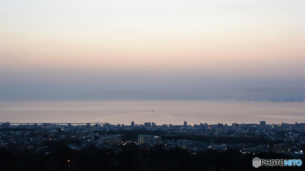 別府湾の朝♪