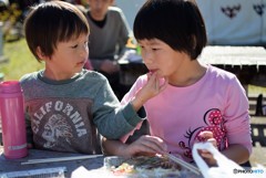 紅ショウガを食べさす