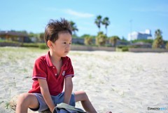 砂浜ポートレート♪