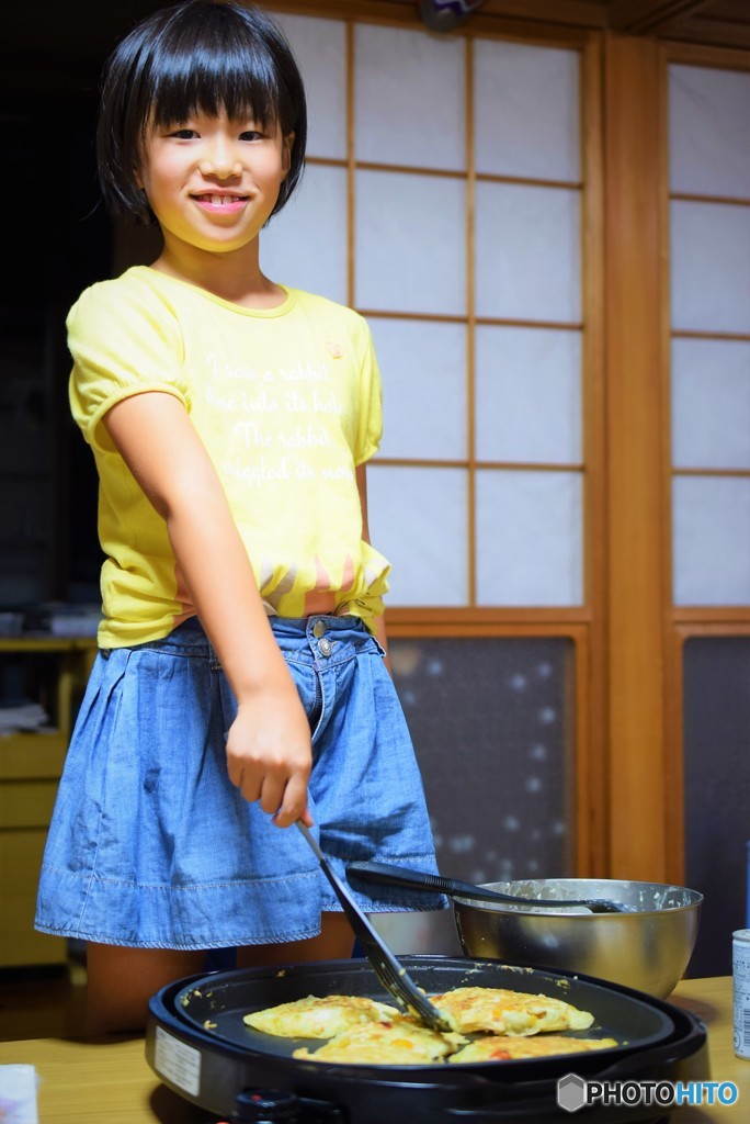 おねえちゃんのお好み焼き屋♪