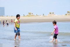 初夏の海で♪