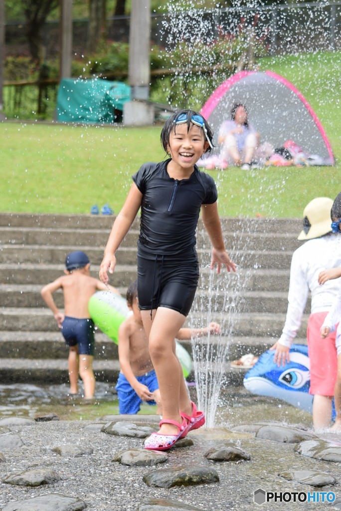 噴水とわたし