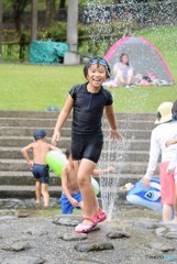 噴水とわたし