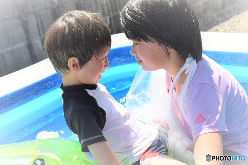 きょうだいの夏休み♪