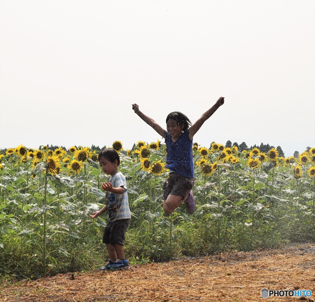 夏　High jump!