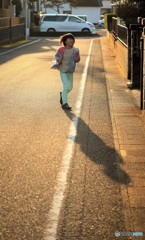 復活、夕焼けガール