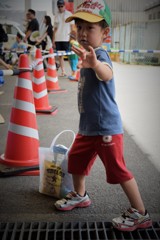 サインをもらってキメ