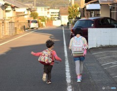 いっしょにかえろ～♪