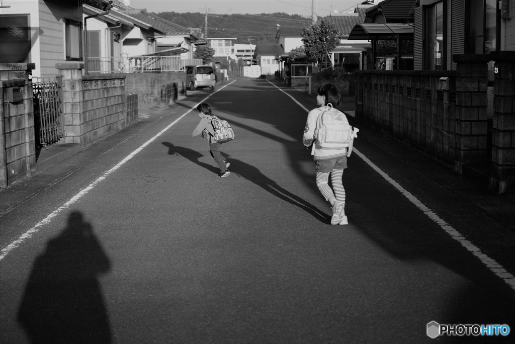 帰る人を撮る
