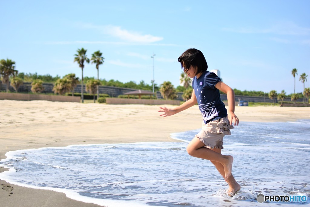 浜辺のキミ♪